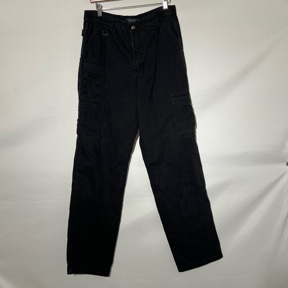 5.11 Tactical Mid Rise Regular Fit Cotton Canvas Cargo Pants Blue Mens Sz 30x34 - Picture 3 of 11